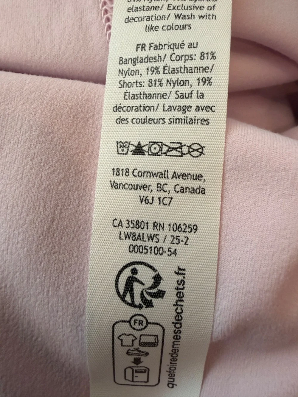 Lululemon Align tennis skirt, pale pink, with shorts liner, size 14